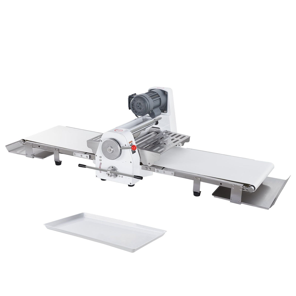 Commercial Dough Sheeter Machine, 19.7-Inch Reversible Puff Pastry Sheeter and Fondant Roller, Electric Dough Roller 0-1.4" Adjustable Thickness, Folding Dough Sheeter for Bakeries, Pastries