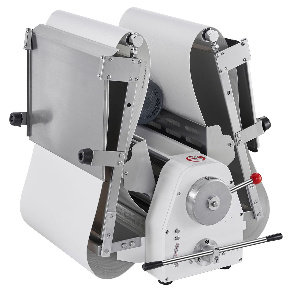 Commercial Dough Sheeter Machine, 19.7-Inch Reversible Puff Pastry Sheeter and Fondant Roller, Electric Dough Roller 0-1.4" Adjustable Thickness, Folding Dough Sheeter for Bakeries, Pastries
