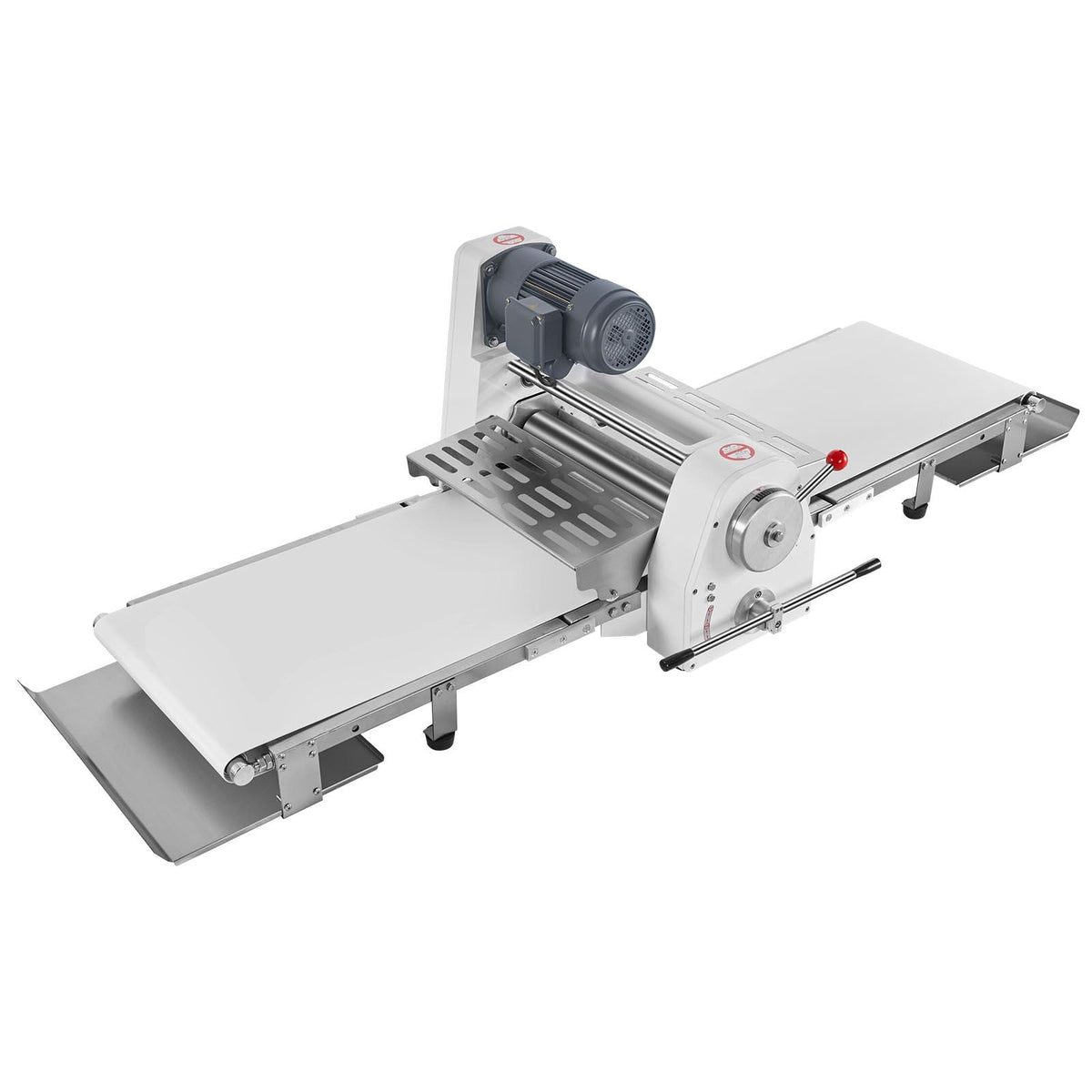 Commercial Dough Sheeter Machine, 19.7-Inch Reversible Puff Pastry Sheeter and Fondant Roller, Electric Dough Roller 0-1.4" Adjustable Thickness, Folding Dough Sheeter for Bakeries, Pastries
