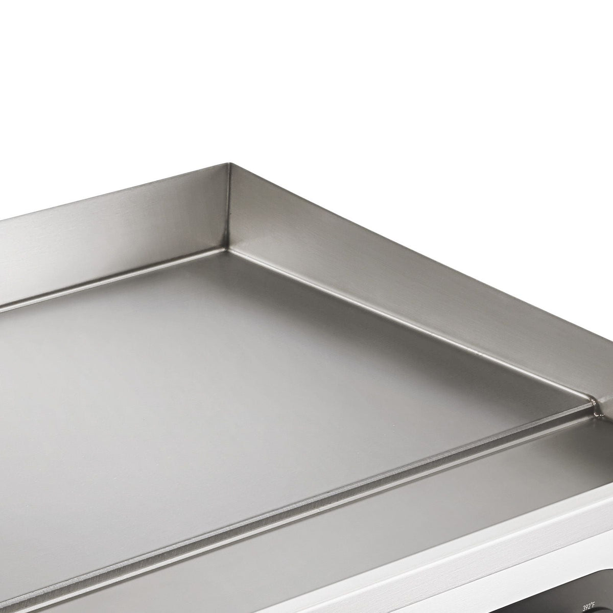 Commercial Electric Griddle, 21 x 11.8 inch, 1750W, 122-570 Fahrenheit Adjustable Temp Control, Stainless Steel Countertop Flat Top Grill with 2 Spatulas, 2 Brushes and 4 Foot Pads