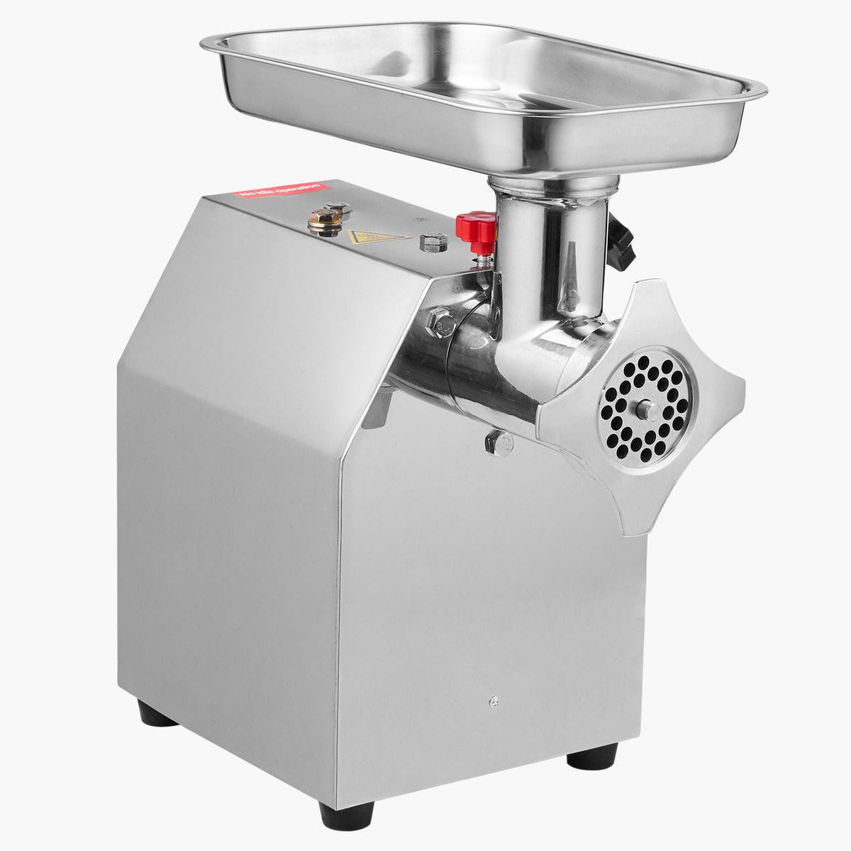 Commercial Electric Meat Grinder, 7 lbs/min Capacity, #12 Industrial Meat Mincer with 2 Stainless Steel Blades, 2 Grinding Plates, 850W Heavy-Duty Sausage Maker Stuffer, for Kitchen, Restaurant