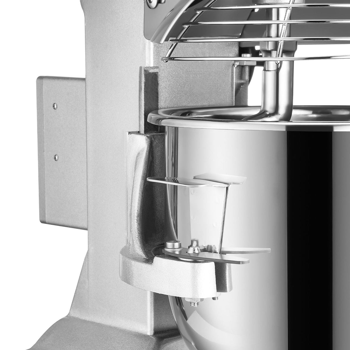 Commercial Food Mixer 10Qt 450W 3 Speeds Adjustable 110/178/390 RPM Heavy Duty 110V with Stainless Steel Bowl Dough Hooks Whisk Beater Premium for Schools Bakeries Restaurants Pizzerias