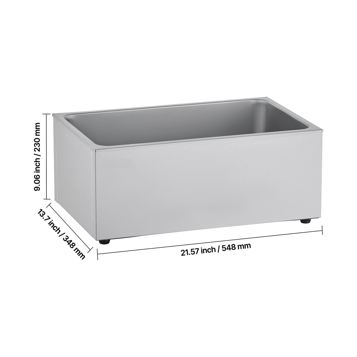Commercial Food Warmer, 1200W Electric Stainless Steel Steam Food Warmer, Fast Heating Countertop Buffet Bain Marie with Soup & Perforated Ladles, for Catering, Restaurants, Parties, Buffets