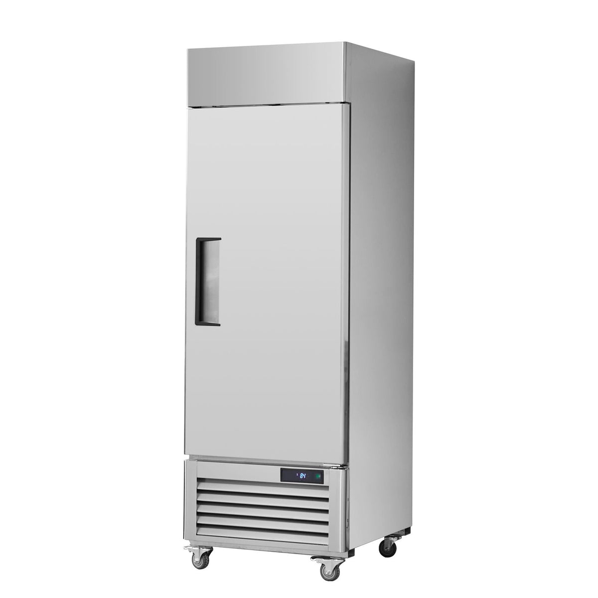 Commercial Freezer 19.32 Cu.ft, Reach In 27" W Upright Freezer Single Door, Auto-Defrost Stainless Steel Reach-in Freezer with 4 Adjustable Shelves, -13 to 5 F Temp Control, LED Light, 4 Wheels