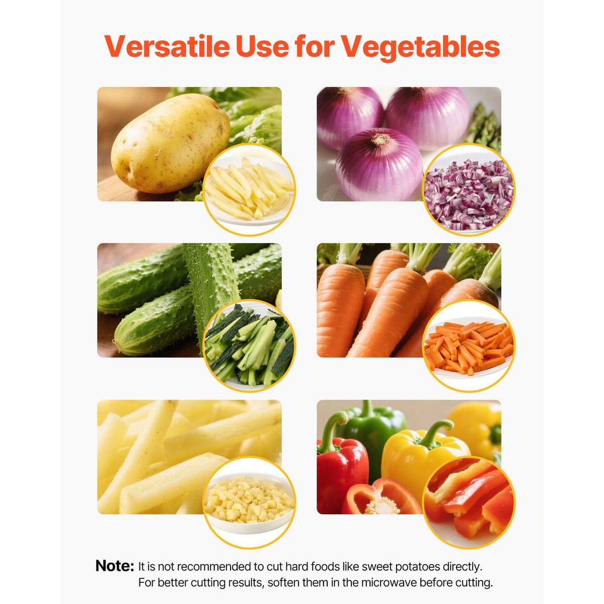 Commercial French Fry Cutter, Stainless Steel Vegetable Fruit Chopper with 2 Replacement Blades 1/2-Inch 3/8-Inch, Electric Potato Slicer Dicer for Restaurants & Home Kitchen