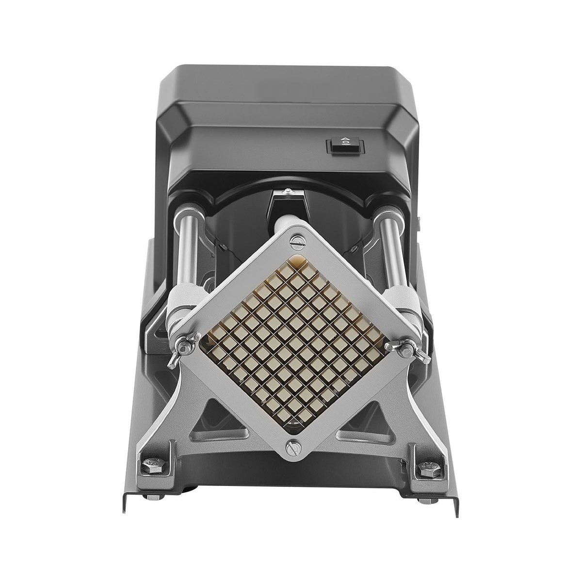 Commercial French Fry Cutter, Stainless Steel Vegetable Fruit Chopper with 3 Replacement Blades 1/2-Inch 3/8-Inch 1/4-Inch, Electric Potato Slicer Dicer for Restaurants & Home Kitchen