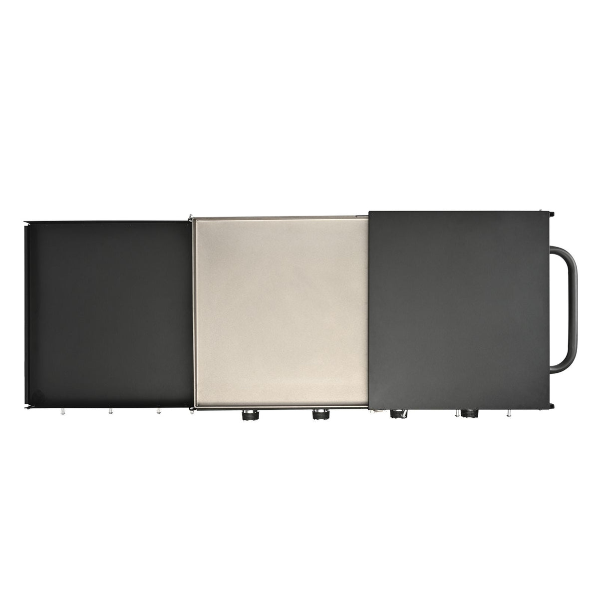 Commercial Griddle on Cart, 36" Heavy Duty Manual Flat Top Griddle, Outdoor Cooking Station with Side Shelves, Steel Propane Gas Griddle, 4-Burners Restaurant Portable Tested toStandards