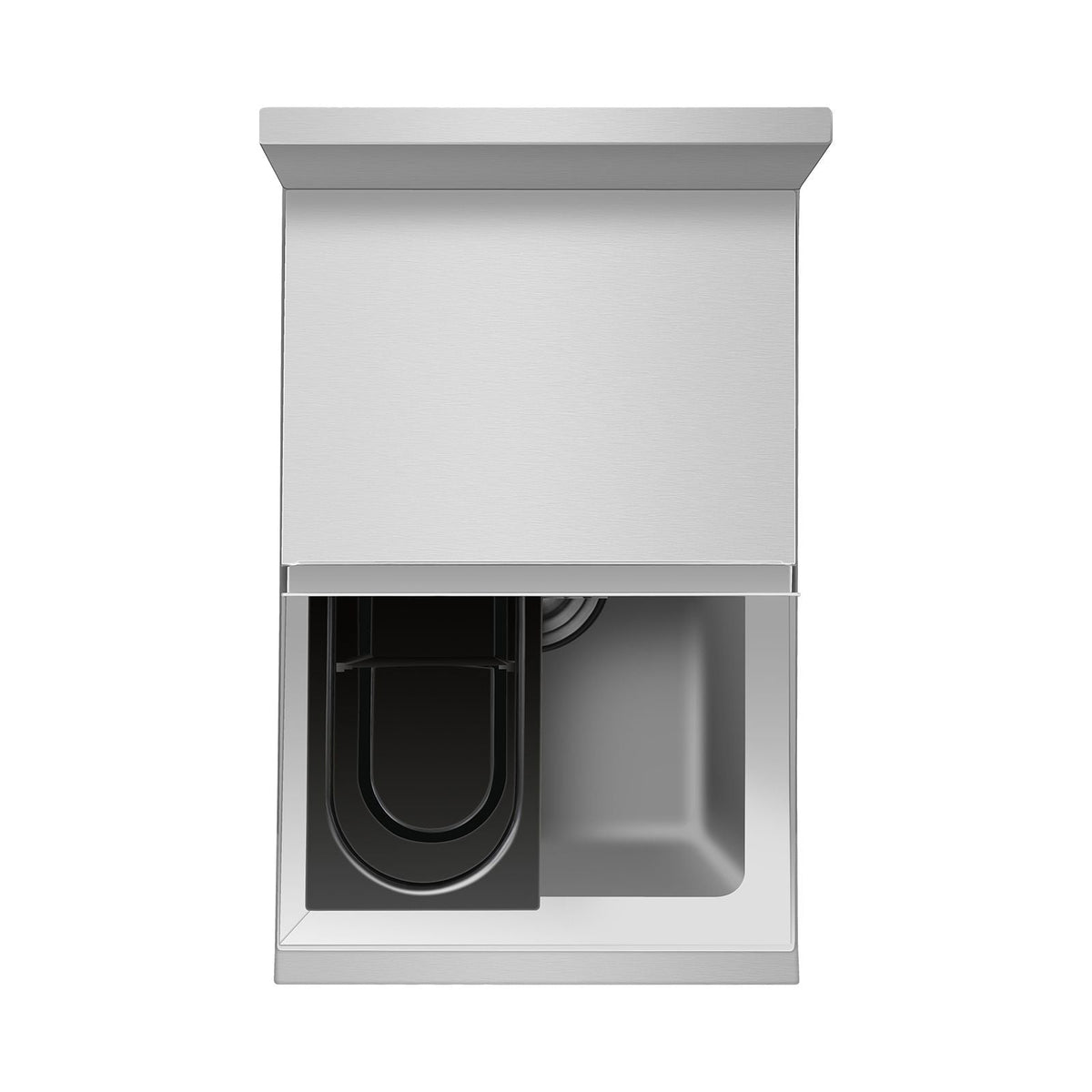 Commercial Ice Bin, 28 L Underbar Ice Bin, 12 x 19 x 37 in Stainless Steel Ice Chest with Sliding Lid, Bottle Holders, Adjustable Bullet Feet, Cooler Cart Cocktail Unit for Bar Restaurant Pub