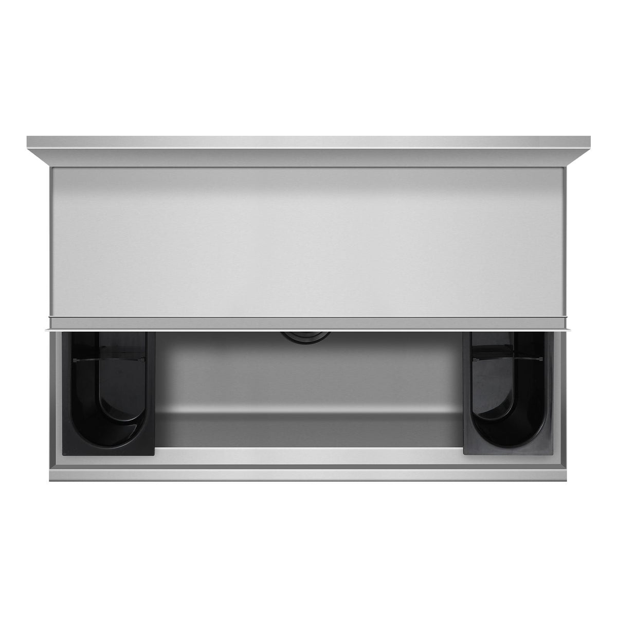 Commercial Ice Bin, 78.4 L Underbar Ice Bin, 30 x 19 x 37 in Stainless Steel Ice Chest with Sliding Lid, Bottle Holders, Adjustable Bullet Feet, Cooler Cart Cocktail Unit for Bar Restaurant Pub
