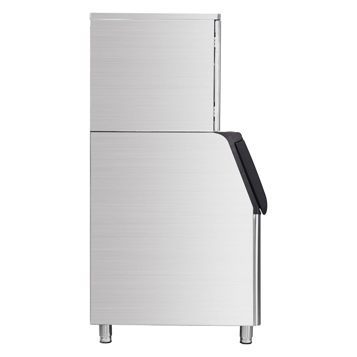 Commercial Ice Maker, 550LBS/24H Ice Making Machine with 330.7LBS Large Storage Bin, 1000W Auto Self-Cleaning Ice Maker Machine ith 3.5-inch LED Screen for Business Bar Cafe Restaurant