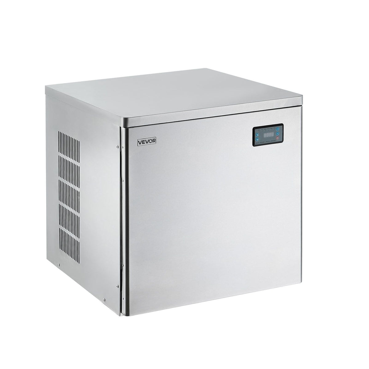 Commercial Ice Maker Machine - Head, 450 Lbs/Day Stainless Steel Ice Machine with Scheduled Ice-Making, Self-Cleaning, Adjustable Thickness, Ideal for Restaurant Bar Cafe Hotel - Head Only