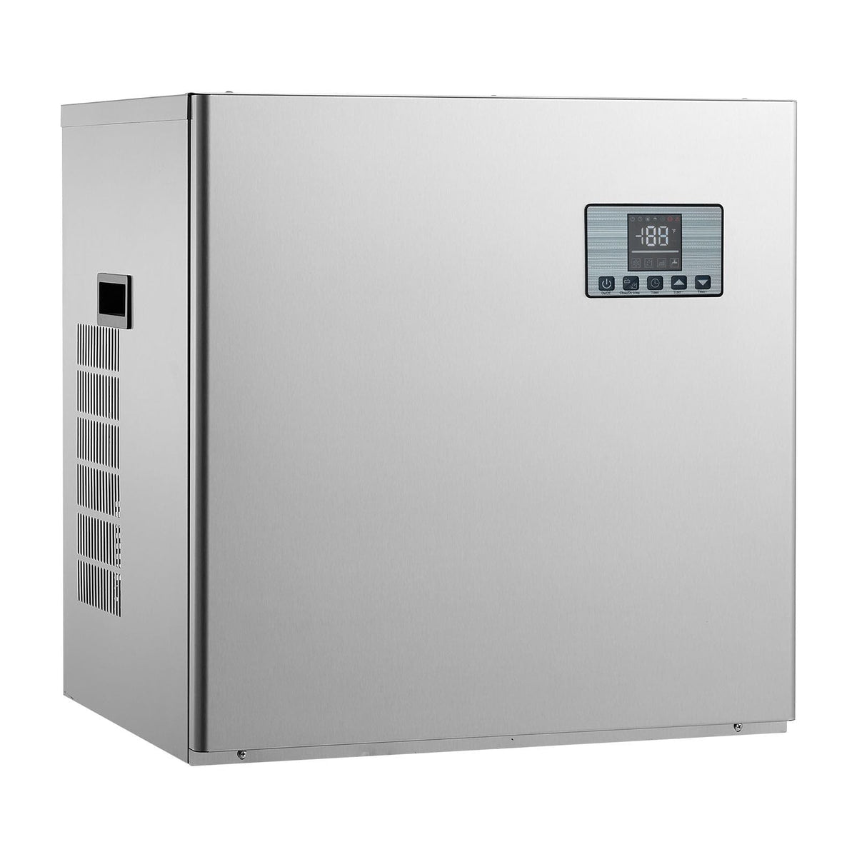 Commercial Ice Maker Machine - Head, 550 Lbs/Day Stainless Steel Ice Machine with Scheduled Ice-Making, Self-Cleaning, Adjustable Thickness, Ideal for Restaurant Bar Cafe Hotel - Head Only