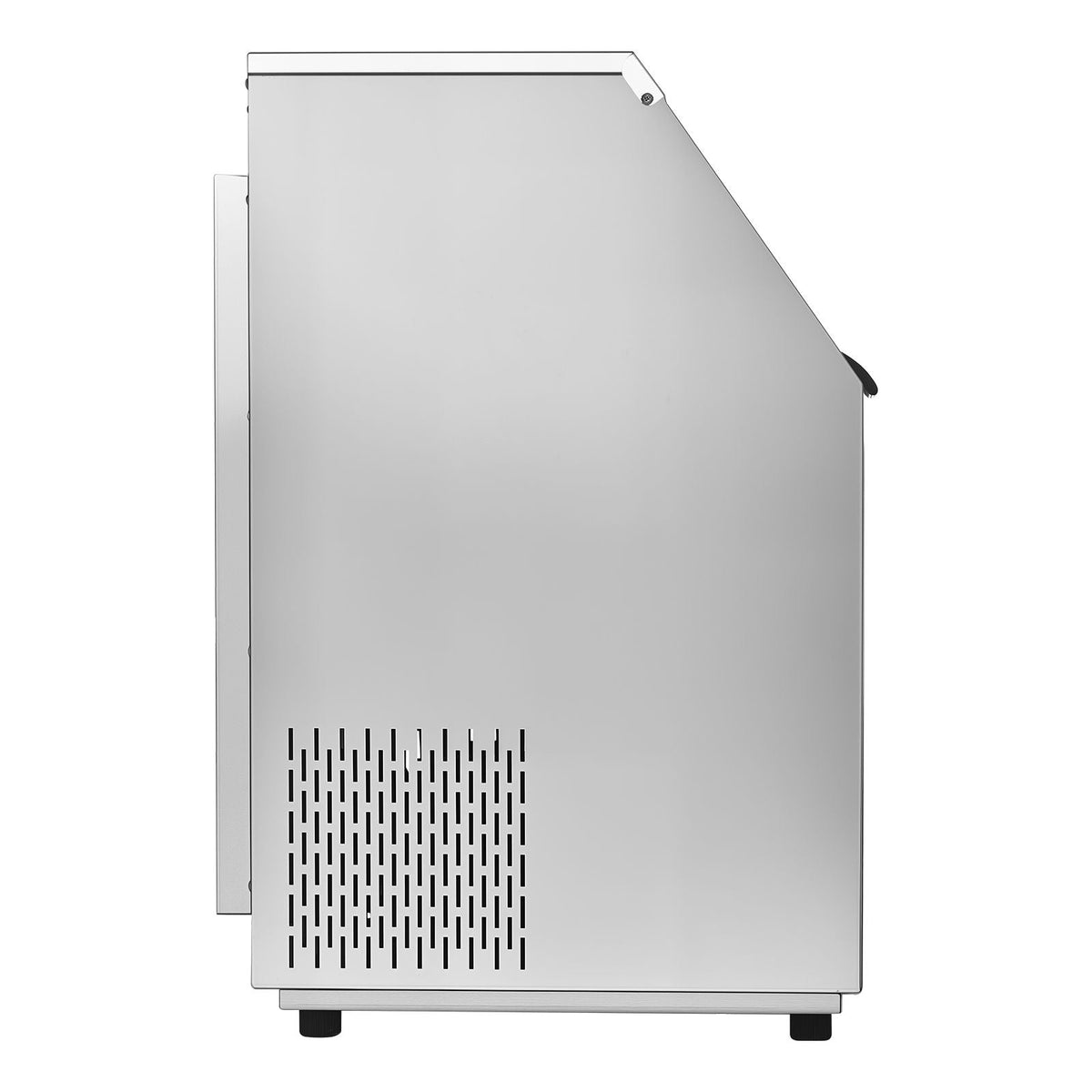 Commercial Ice Maker Machine, 265lbs/24H Ice Maker Machine with 88lbs Storage Capacity, 126 Ice Cubes in 15 Minutes, LED Digital Display Freestanding Self-Cleaning for Bar Office Restaurant