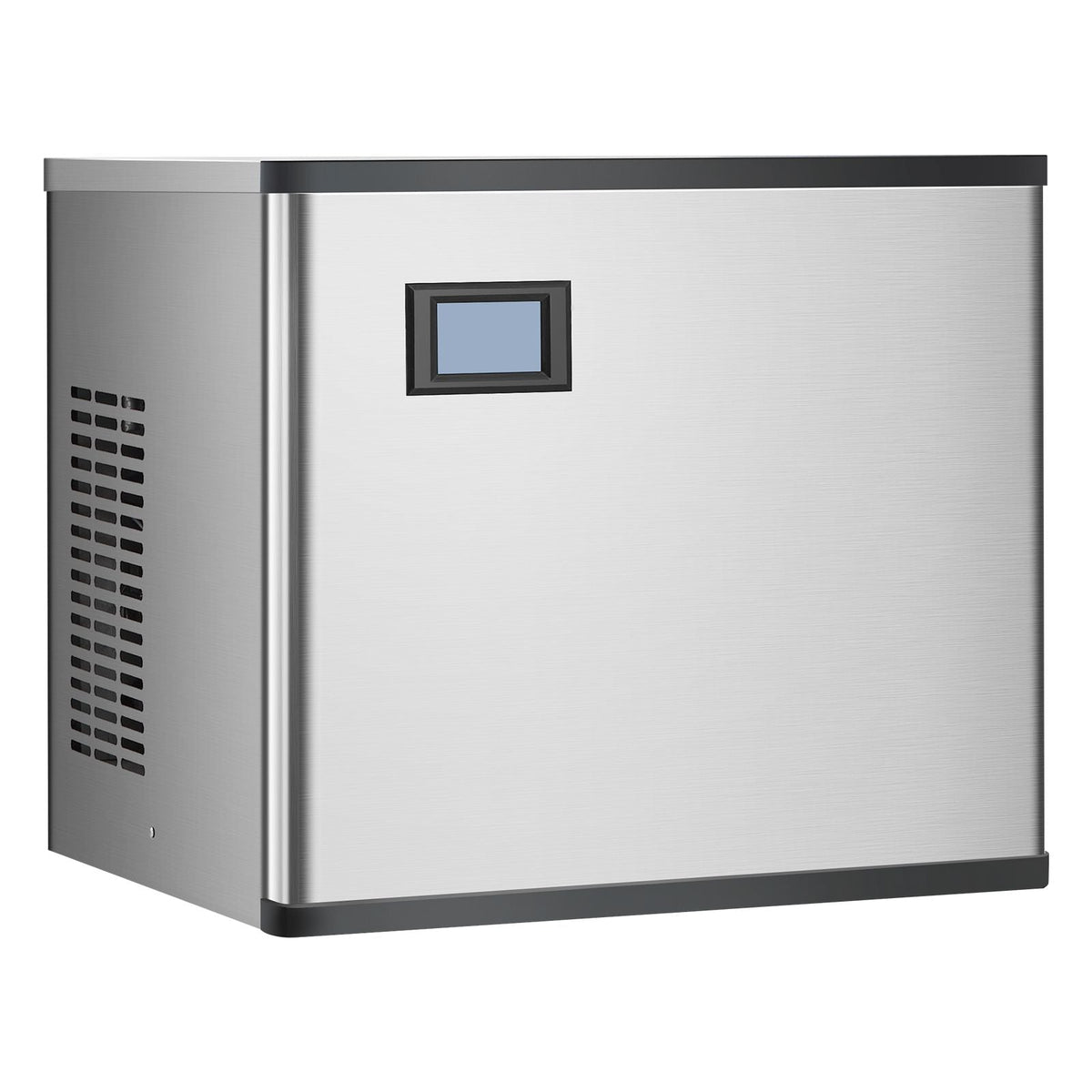 Commercial Ice Maker Machine 300 lbs/24 h, 20 Inch Stainless Steel Industrial Ice Machine, Self-Cleaning and Scheduled Ice Making, Modular Ice Cube Machine for Restaurant Hotel - Head Only