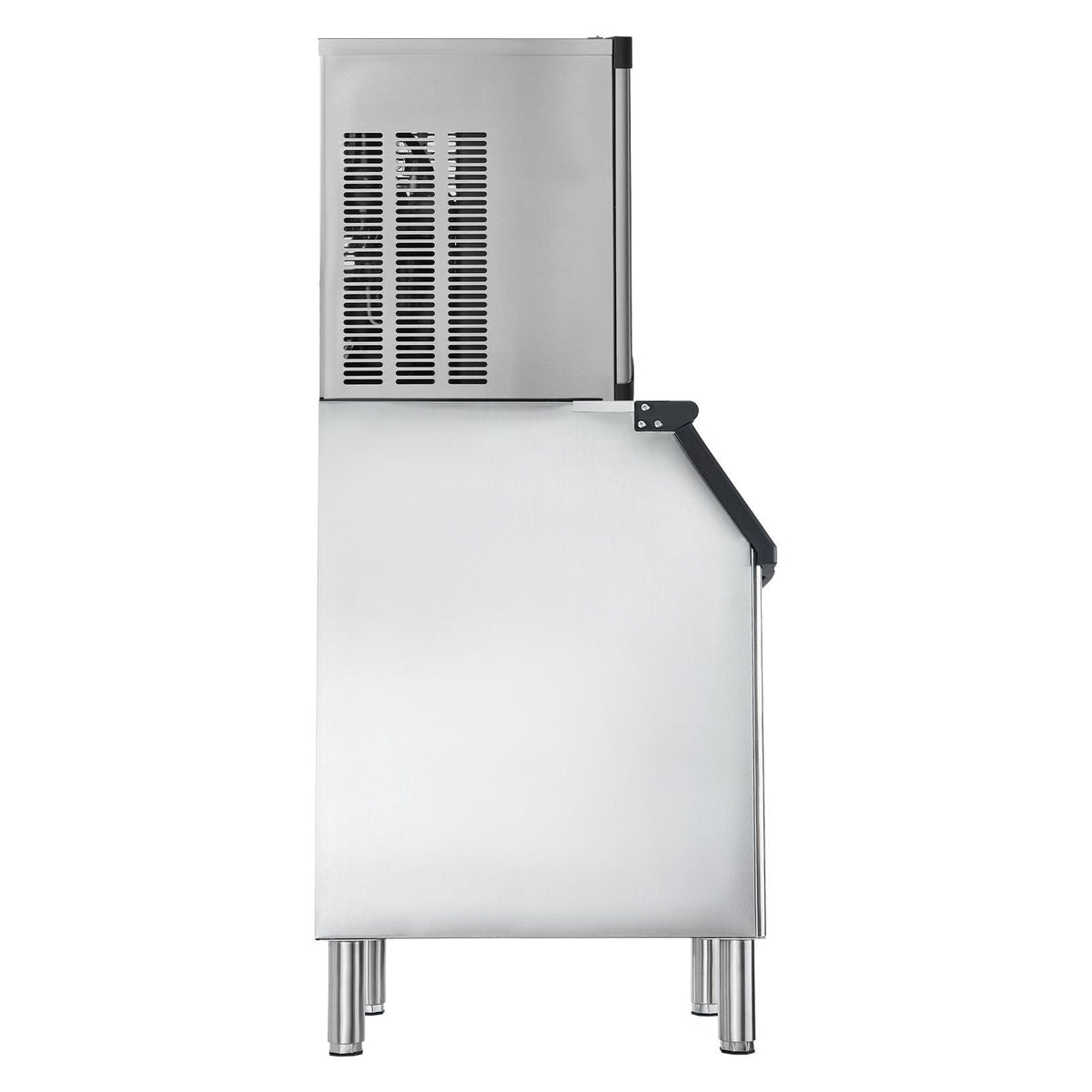 Commercial Ice Maker Machine, 300LBS/24H Ice-Making Machine with 300LBS Stainless Steel Storage Bin, Auto Self-Cleaning Ice Maker with Touchscreen for Bar Cafe Restaurant Business Commercial