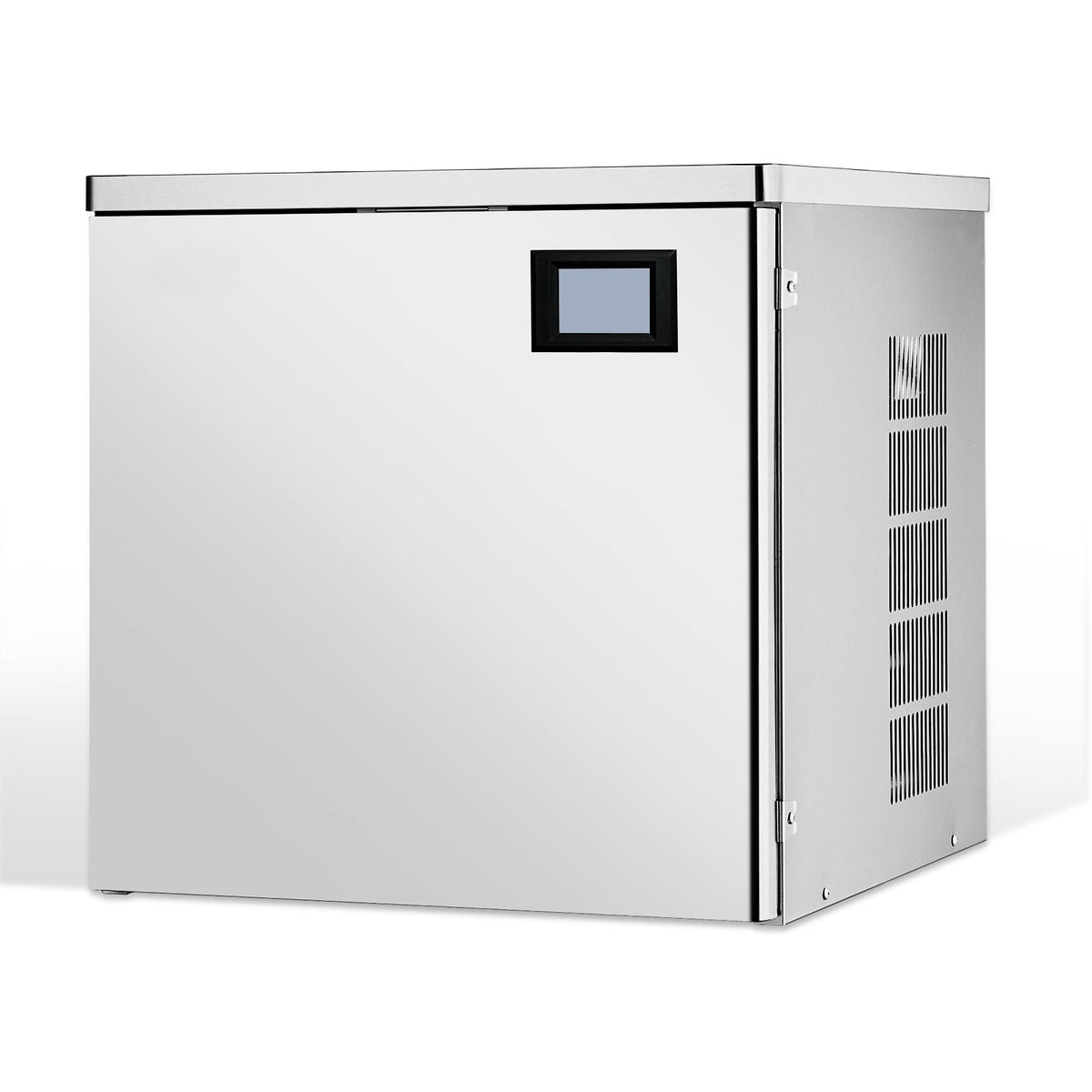 Commercial Ice Maker Machine 360 lbs/Day, 22 Inch Stainless Steel Industrial Ice Machine, Self-Cleaning and Scheduled Ice Making, Modular Ice Cube Machine for Restaurant Hotel - Head Only