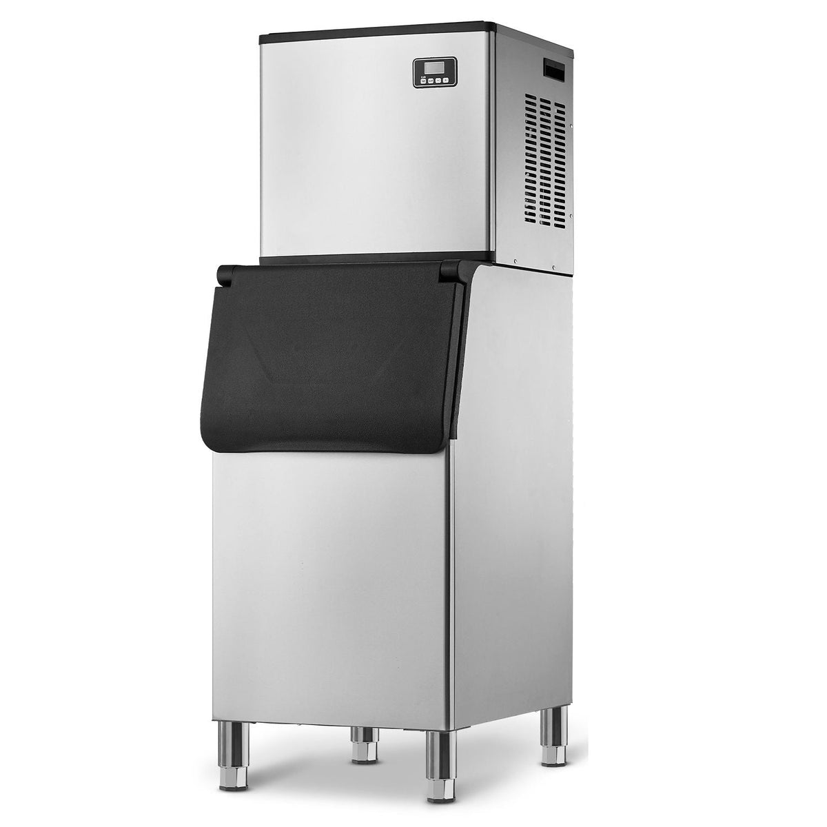 Commercial Ice Maker Machine, 400LBS/24H Ice-Making Machine with 300LBS Large Storage Bin, Auto Self-Cleaning Ice Maker with Touchscreen for Bar Cafe Restaurant Business Commercial