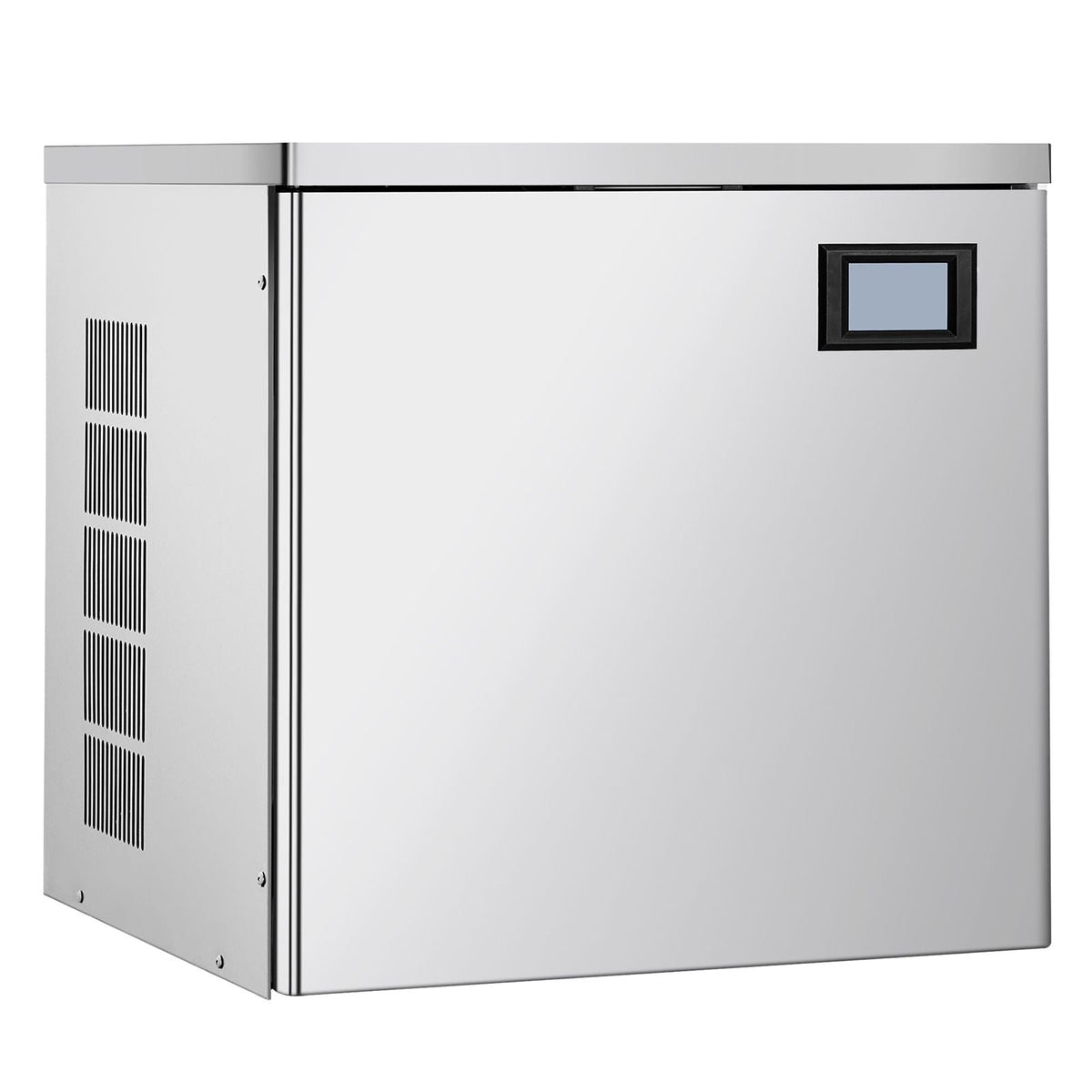 Commercial Ice Maker Machine 450 lbs/Day, 22 Inch Stainless Steel Industrial Ice Machine, Self-Cleaning and Scheduled Ice Making, Modular Ice Cube Machine for Restaurant Hotel - Head Only