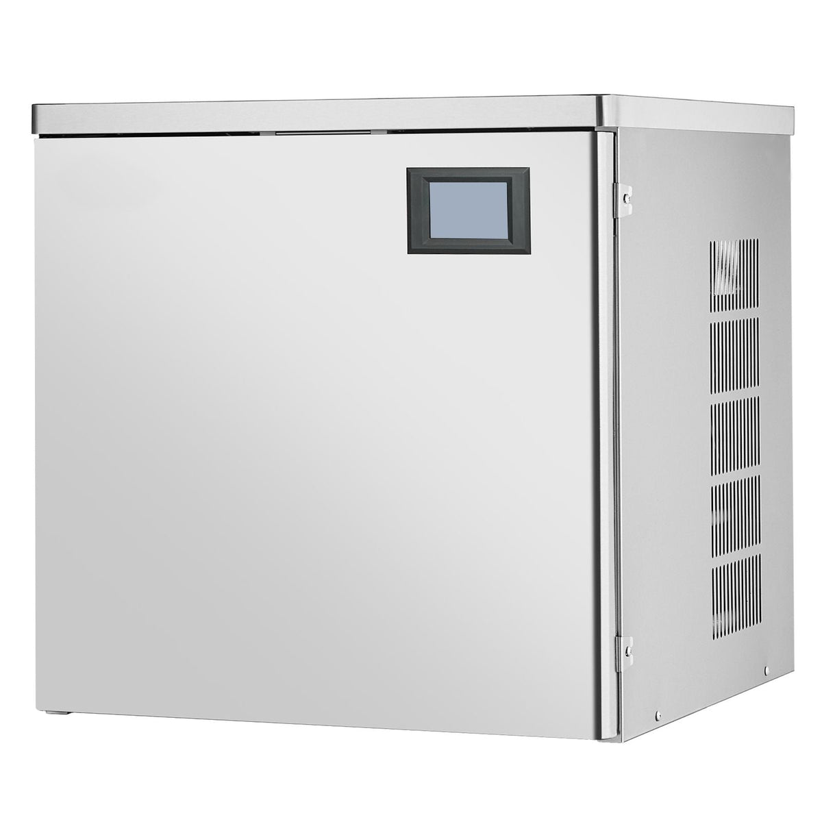 Commercial Ice Maker Machine 450 lbs/Day, 22 Inch Stainless Steel Industrial Ice Machine, Self-Cleaning and Scheduled Ice Making, Modular Ice Cube Machine for Restaurant Hotel - Head Only