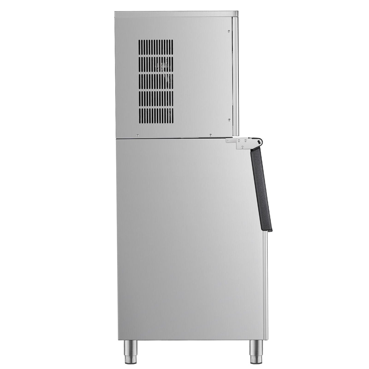 Commercial Ice Maker Machine, 450LBS/24H Ice Making Machine with 250LBS Large Storage Bin, Auto Self-Cleaning Ice Maker Machine with Touchscreen for Bar Cafe Restaurant Business Commercial