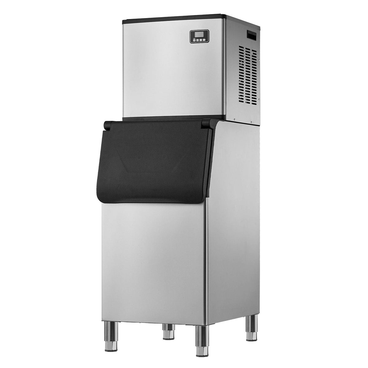 Commercial Ice Maker Machine, 500LBS/24H Ice-Making Machine with 300LBS Large Storage Bin, Auto Self-Cleaning Ice Maker with Touchscreen for Bar Cafe Restaurant Business Commercial