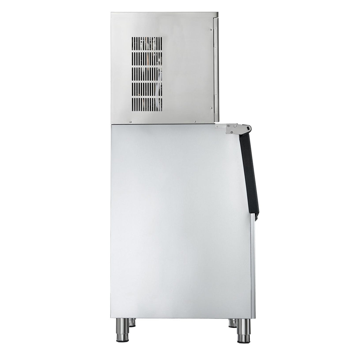 Commercial Ice Maker Machine, 650LBS/24H Ice-Making Machine with 250LBS Stainless Steel Storage Bin, Auto Self-Cleaning Ice Maker with Touchscreen for Bar Cafe Restaurant Business Commercial