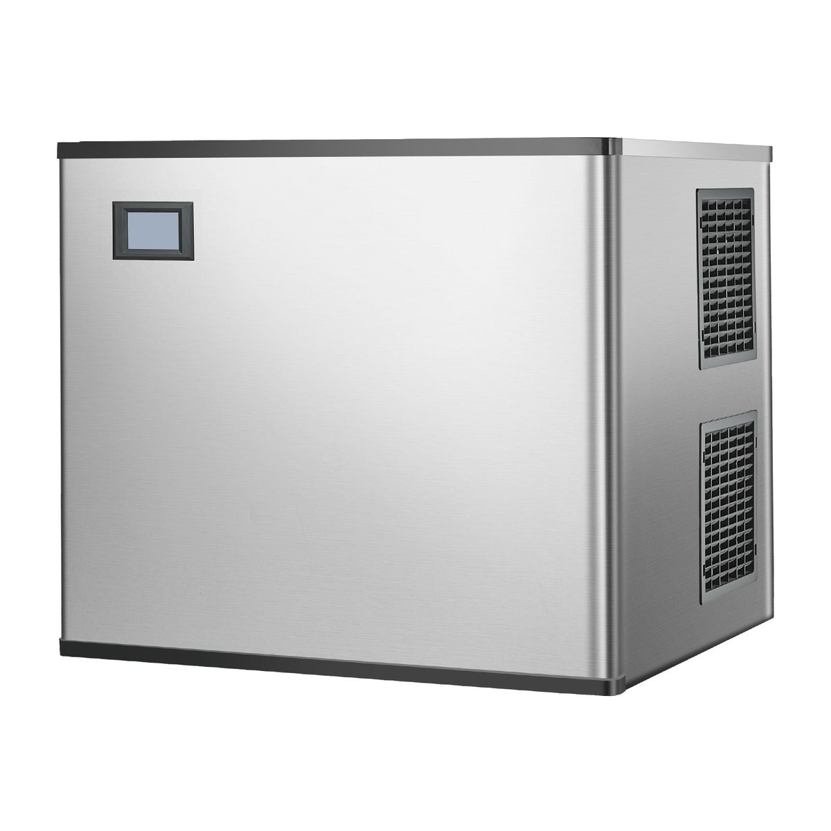 Commercial Ice Maker Machine 800 lbs/24 h, 26 Inch Stainless Steel Industrial Ice Machine, Self-Cleaning and Scheduled Ice Making, Modular Ice Cube Machine for Restaurant Hotel - Head Only
