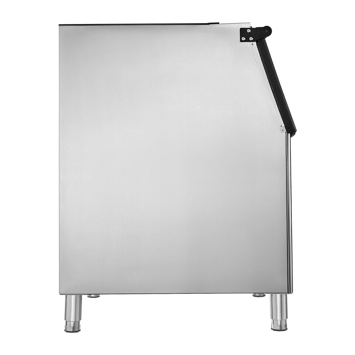 Commercial Ice Maker Storage Bin, 500 LBS Capacity Ice-Bin, Stainless Steel Commercial Ice Storage Bin with Adjustable Anti-slip Rubber Feet, Suitable for Restaurant Hotel and Beverage Shops