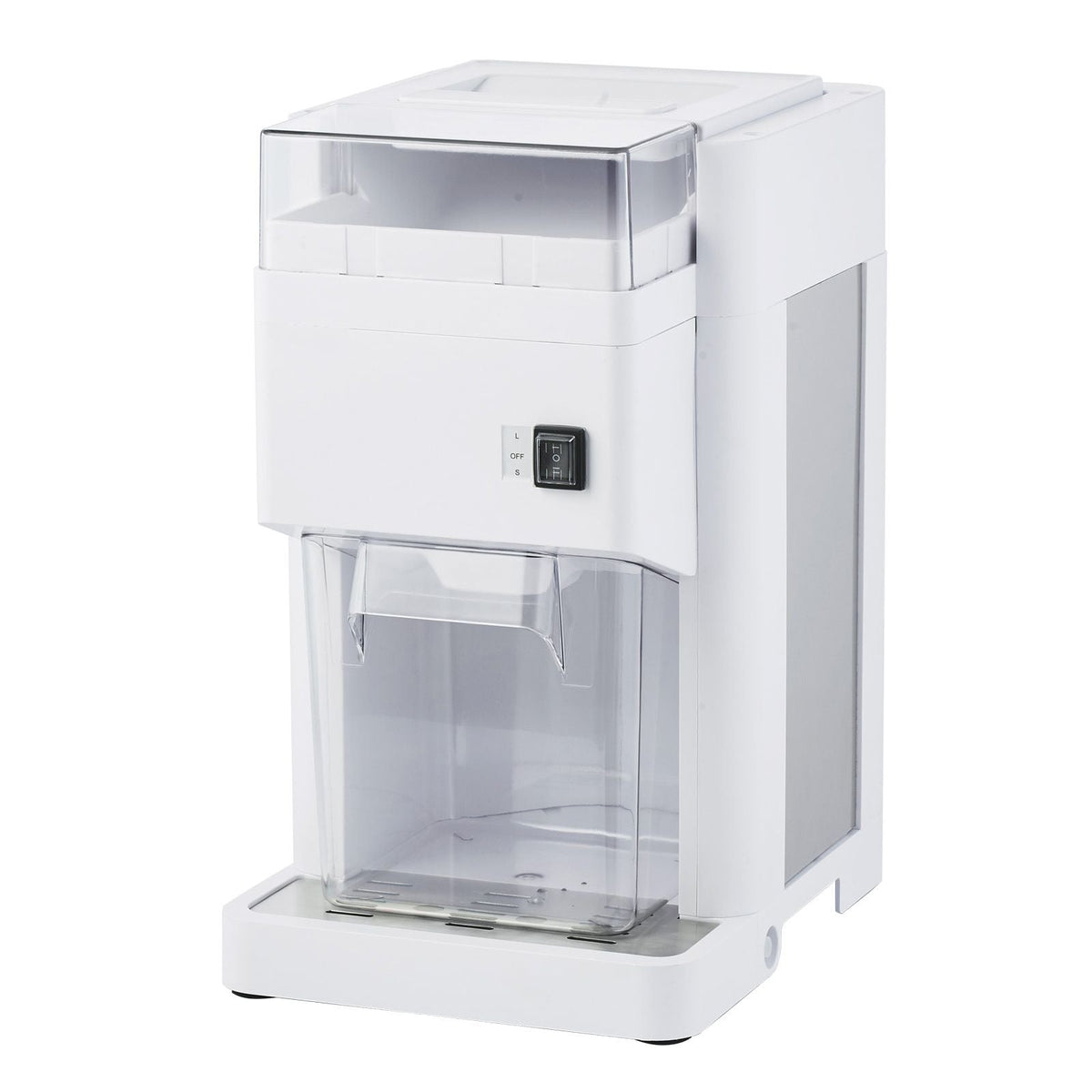 Commercial Ice Shaver Machine, 1.91QT /1.8L Large Electric Ice Cube Crusher Shaved Maker with 300W Premium Motor, Stainless Steel Blades, for Bar Mixing Seafood Preservation Home Party, White