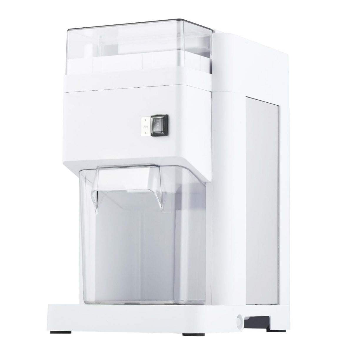 Commercial Ice Shaver Machine, 1.91QT /1.8L Large Electric Ice Cube Crusher Shaved Maker with 300W Premium Motor, Stainless Steel Blades, for Bar Mixing Seafood Preservation Home Party, White
