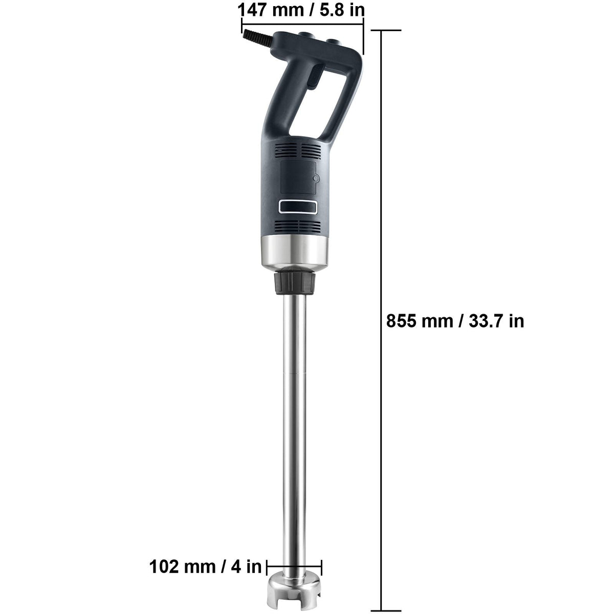 Commercial Immersion Blender, 500 Watt Heavy Duty Hand Mixer, Variable Speed Kitchen Stick Mixer with 304 Stainless Steel Blade, Multi-Purpose Portable Mixer for Soup, Smoothie, Puree, Baby Food