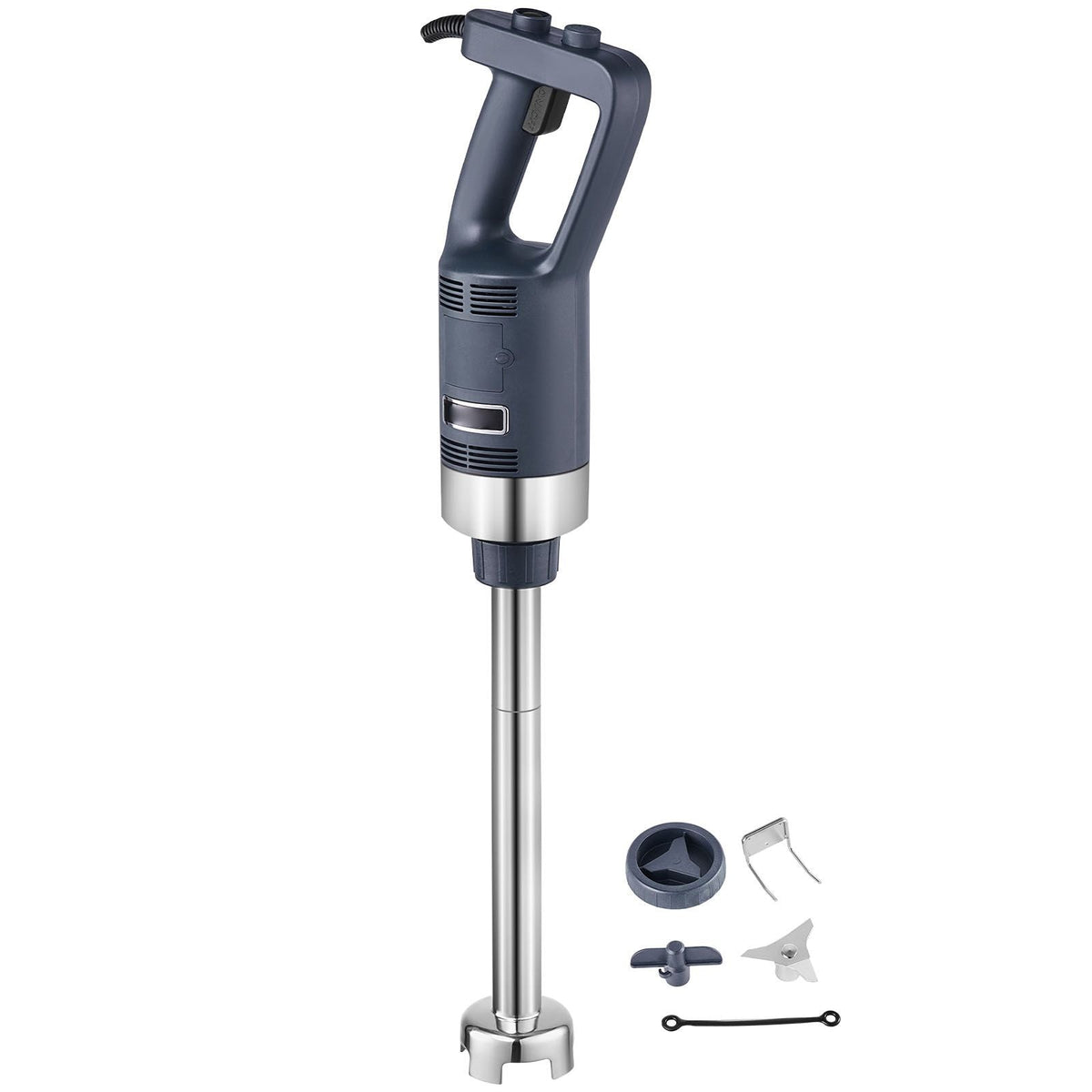 Commercial Immersion Blender, 500W Heavy Duty Hand Mixer, 16 inch Stepless Variable Speed Mixer with Stainless Steel Blade, Multi-Purpose Portable Mixer for Soup, Sauces, Mashed Potatoes, Cream