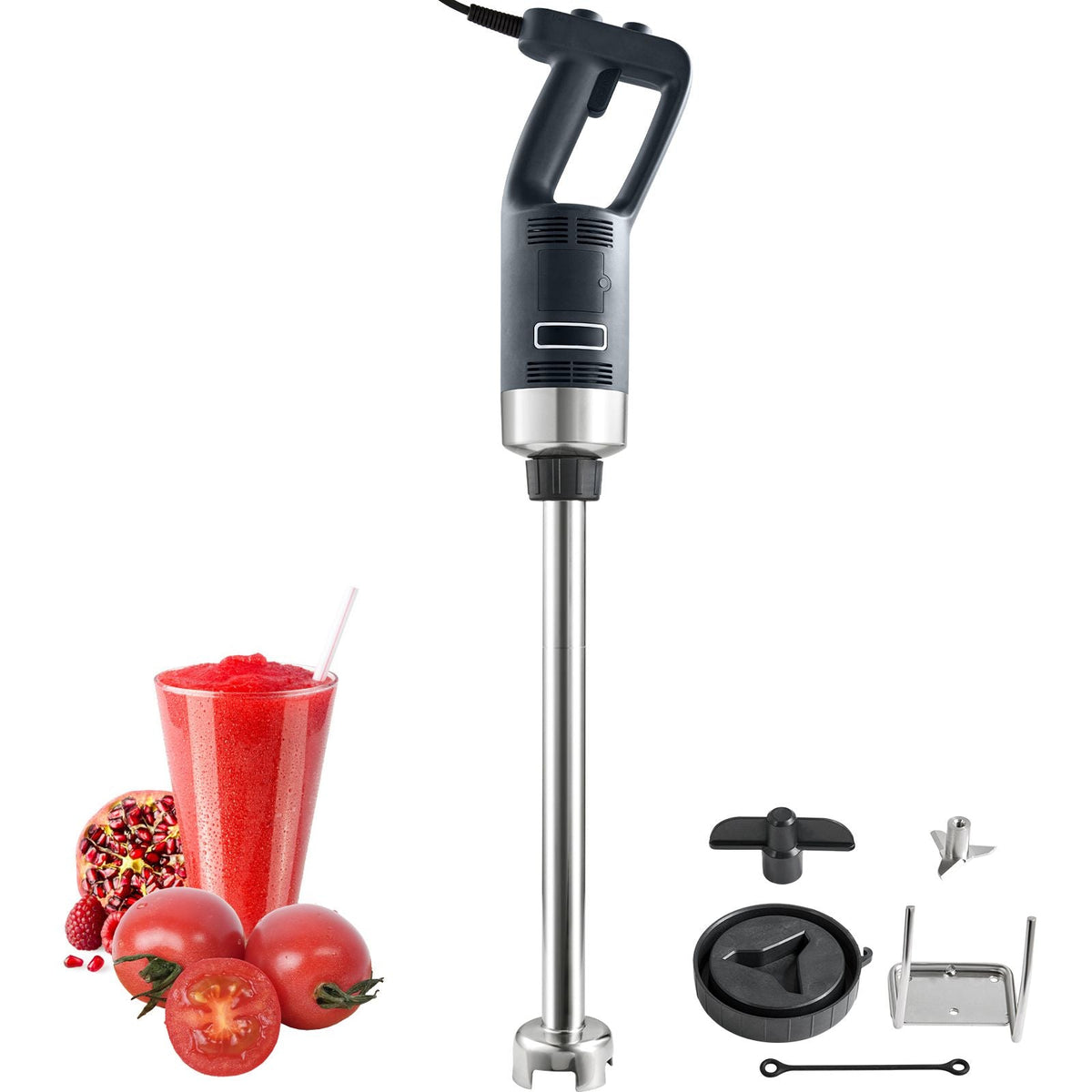 Commercial Immersion Blender, 750W 20" Heavy Duty Hand Mixer, Variable Speed Kitchen Stick Mixer with 304 Stainless Steel Blade, Multi-Purpose Portable Mixer for Soup, Smoothie, Puree, Baby Food