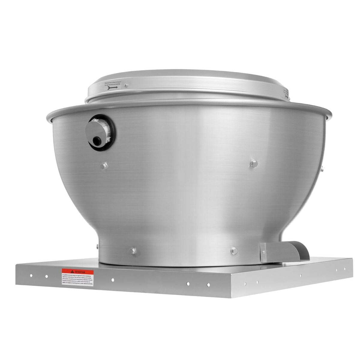 Commercial Kitchen Exhaust Fan, 2109 CFM Restaurant Canopy Hood Exhaust Fan, 0.75HP 560W Direct Drive Food Truck Hood Vent, High Speed & Low Noise, for Warehouse, Agriculture