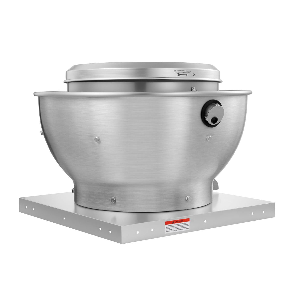 Commercial Kitchen Exhaust Fan, 2109 CFM Restaurant Canopy Hood Exhaust Fan, 0.75HP 560W Direct Drive Food Truck Hood Vent, High Speed & Low Noise, for Warehouse, Agriculture