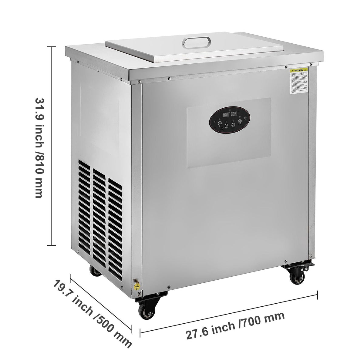 Commercial Popsicle Machine, 2 Mould Set - 52 PCS Ice Pops Making Machine, Stainless Steel Commercial Ice Lolly Maker, Ice Sticks Popsicle Machine for Bar, Cafes, Milktea Store (26PCS / Mould Se