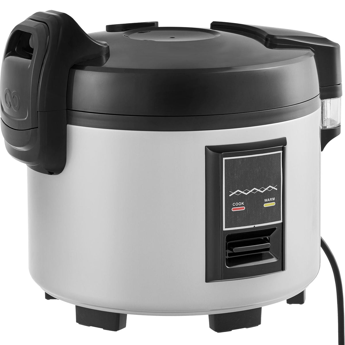 Commercial Rice Cooker, 70-Cup Rice Cooker, 15.85 Qt / 15 Liter Large Rice Cooker and Warmer with Nonstick Inner Pot, Fast Cooking and 12-Hour Keep Warm, with Rice Cup and Paddle, for Restaurant