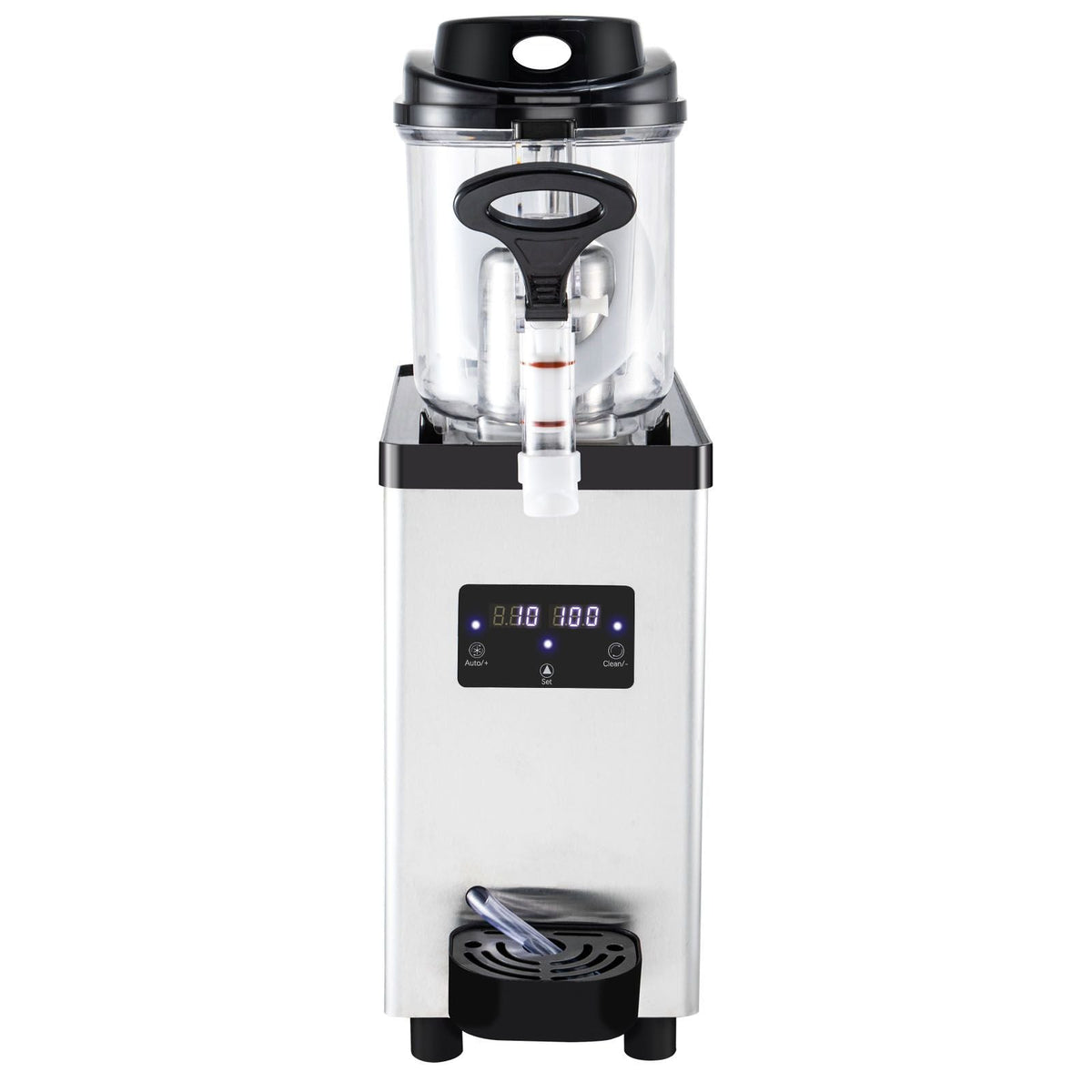 Commercial Slushy Machine, 6L/1.6 Gallons 25 Cups Single-Bowl, 300W 110V, Stainless Steel Margarita Smoothie Frozen Drink Maker, Slushie Machine for Supermarkets Cafes Restaurants Bars Home Use
