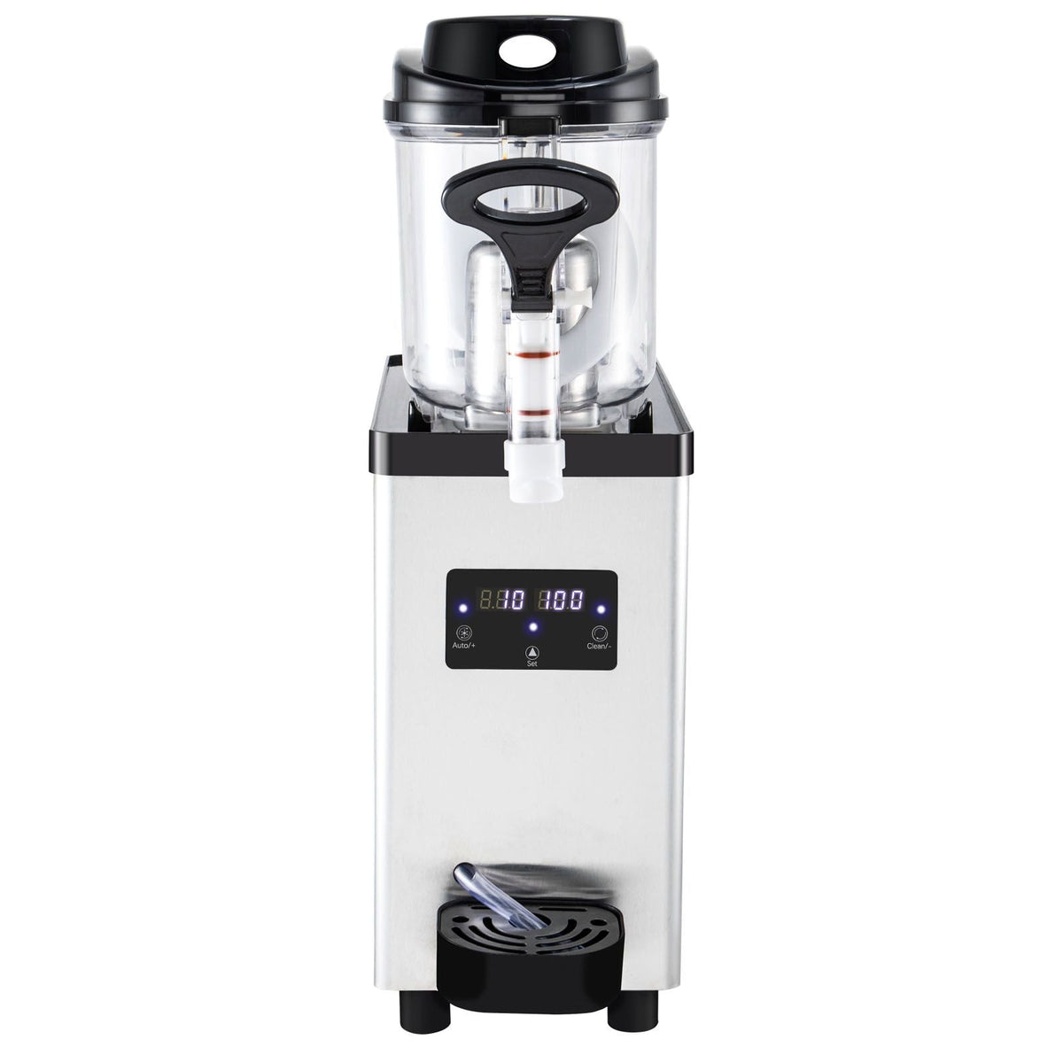 Commercial Slushy Machine, 6L/1.6 Gallons 25 Cups Single-Bowl, 300W 110V, Stainless Steel Margarita Smoothie Frozen Drink Maker, Slushie Machine for Supermarkets Cafes Restaurants Bars Home Use