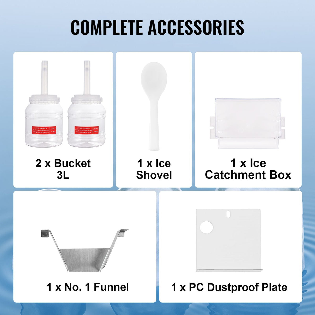 Commercial Snowflake Ice Machine, 375LBS/24H Snowflake Ice Maker, Stainless Steel Ice Shaver Machine, Electric Snow Cone Maker, Air Cooling System for Rapid Heat Dissipation, for Bakery, Cafe