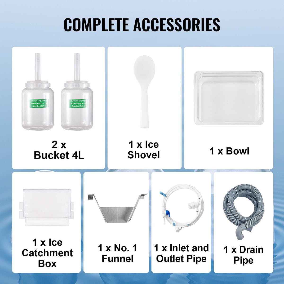 Commercial Snowflake Ice Machine, 397LBS/24H Snowflake Ice Maker, Stainless Steel Ice Shaver Machine, Electric Snow Cone Maker, Liquid Cooling System for Rapid Heat Dissipation, Ice Cream