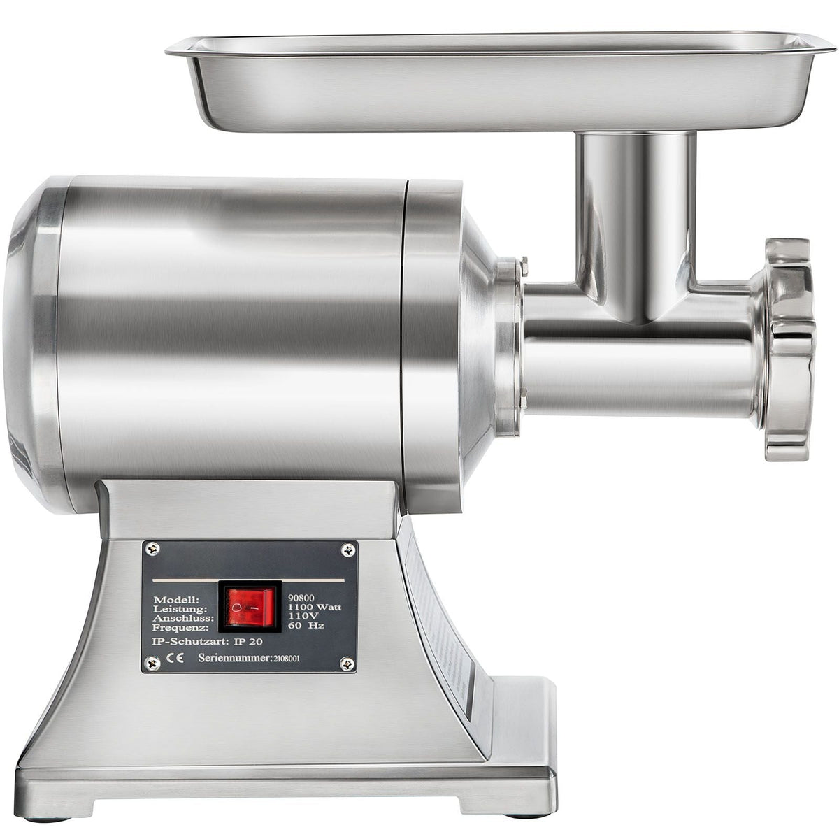 Commercial Stainless Steel 450lbs Meat Grinder Blade Plate Sausage Stuffer FDA