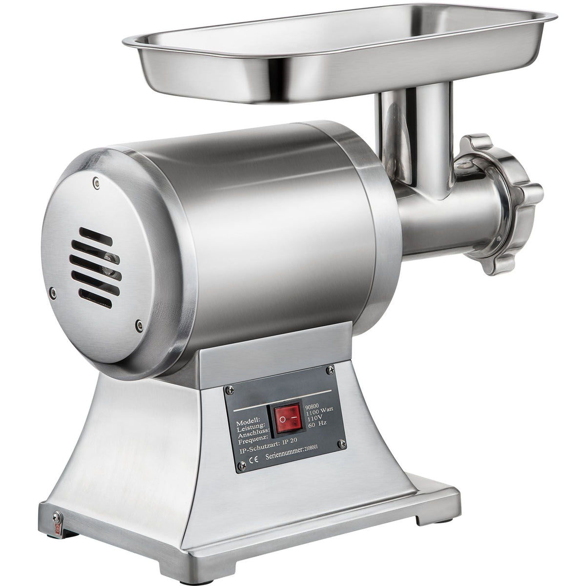 Commercial Stainless Steel 450lbs Meat Grinder Blade Plate Sausage Stuffer FDA