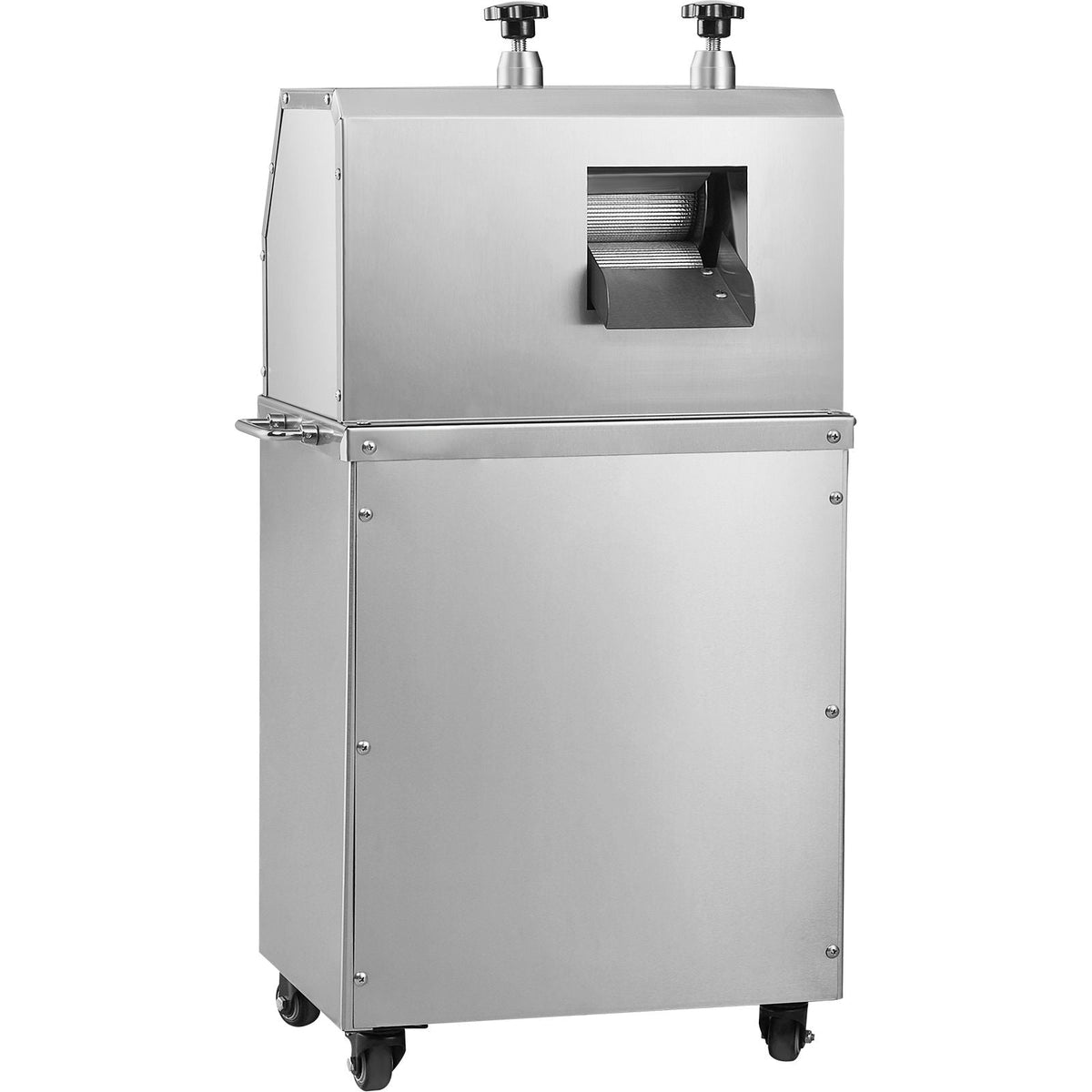 Commercial Sugar Cane Juicer, 750W Electric Sugarcane Juicer Machine with 661LBS/H High Output, 3 Stainless Steel Rollers, Sugarcane Juice Press Extractor Squeezer on Wheels for Home/Commercial