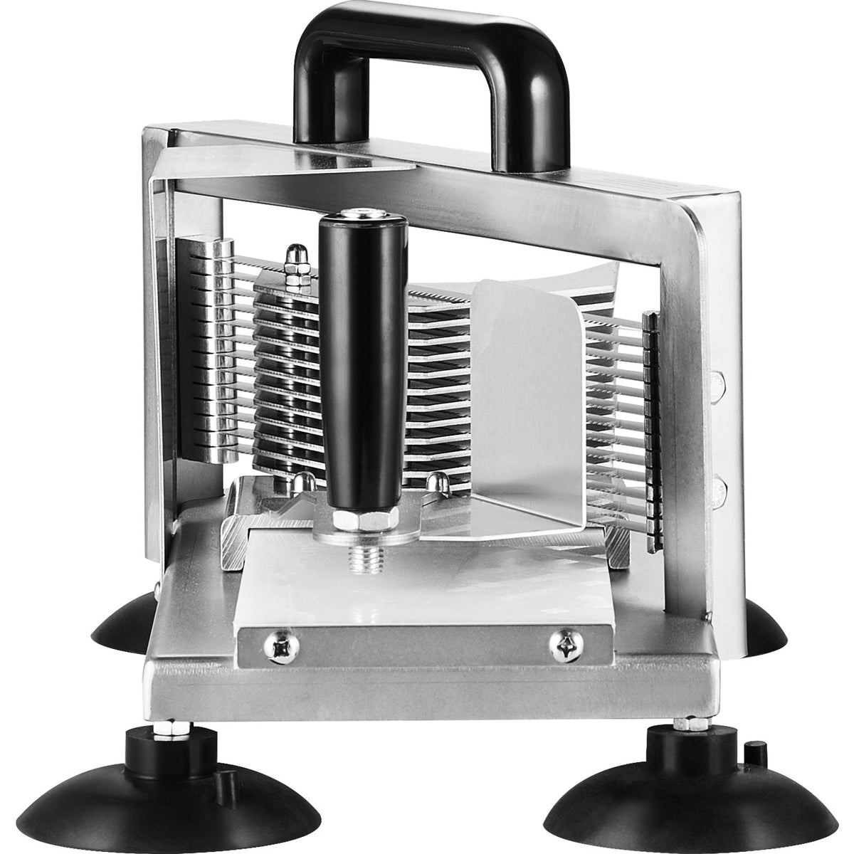 Commercial Tomato Slicer, 3/16 inch Tomato Cutter Slicer, Stainless Steel Heavy Duty Tomato Slicer Machine, Manual Tomato Slicer with Non-slip Feet, for Cutting Tomatoes, Cucumbers, Bananas