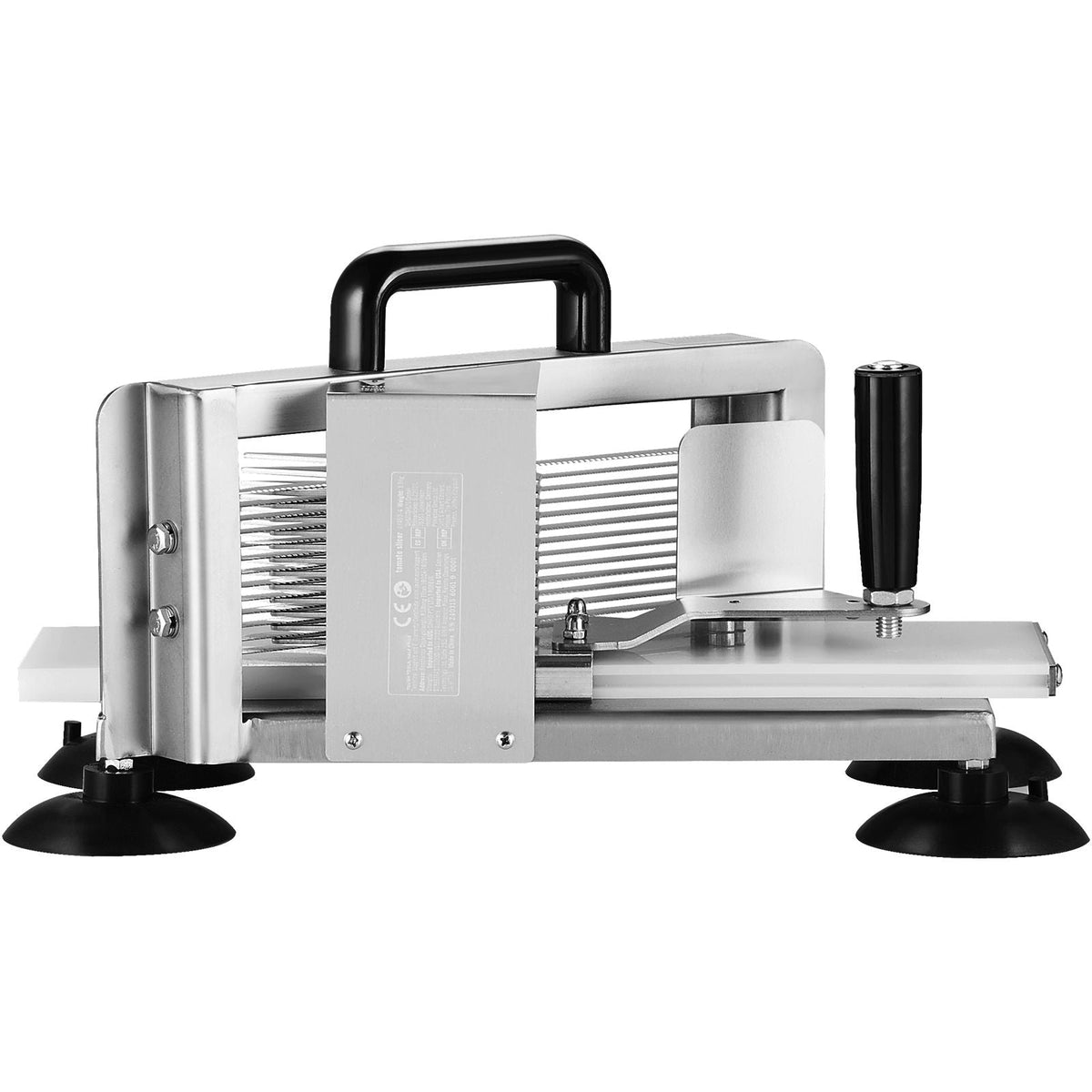 Commercial Tomato Slicer, 3/16 inch Tomato Cutter Slicer, Stainless Steel Heavy Duty Tomato Slicer Machine, Manual Tomato Slicer with Non-slip Feet, for Cutting Tomatoes, Cucumbers, Bananas