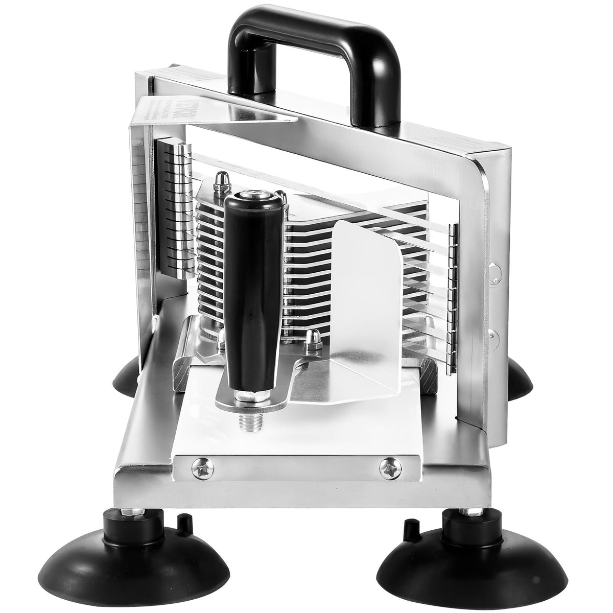 Commercial Tomato Slicer, 3/8 inch Tomato Cutter Slicer, Stainless Steel Heavy Duty Tomato Slicer Machine, Manual Tomato Slicer with Non-slip Feet, for Cutting Tomatoes, Cucumbers, Bananas
