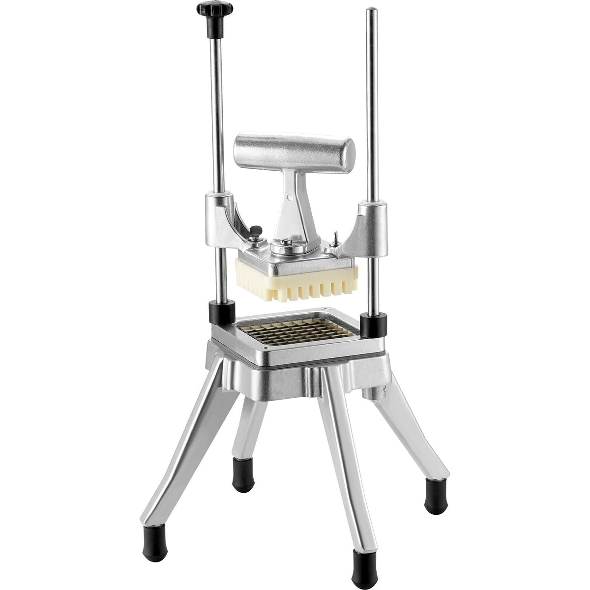 Commercial Vegetable Fruit Chopper 1/4" Blade Heavy Duty Professional Food Dicer Kattex French Fry Cutter Onion Slicer Stainless Steel for Tomato Peppers Potato Mushroom