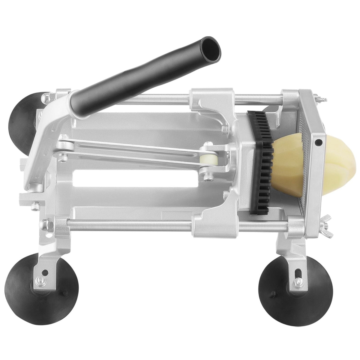 Commercial Vegetable Slicer, 1/4 inch Fruit Slicer, Stainless Steel and Aluminum Alloy Vegetable Cutter Slicer Machine, Manual Slicer with Non-slip Feet, for Radishes, Onions, Potatoes, Lemons