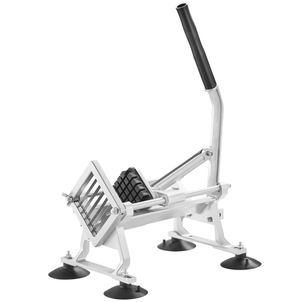 Commercial Vegetable Slicer, 1/4"+3/8"+1/2" Fruit Slicer, Stainless Steel and Aluminum Alloy Vegetable Cutter Slicer Machine, Manual Slicer with Non-slip Feet, for Radishes, Onions, Potatoes